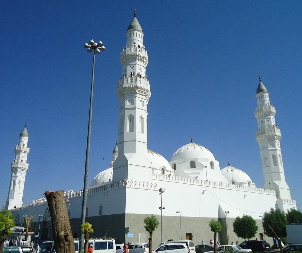 Masjid Quba Medina lieu sacré visité pendant la Omra